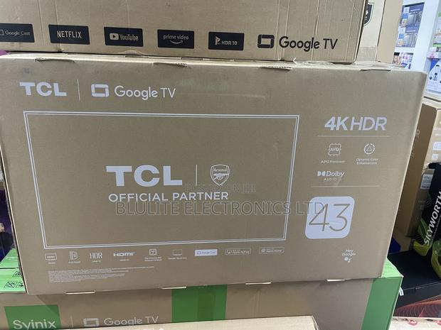 TCL 43” Frameless Google Tv - main view