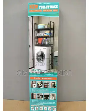 2 in 1
Toilet + Washing Machine Rack
