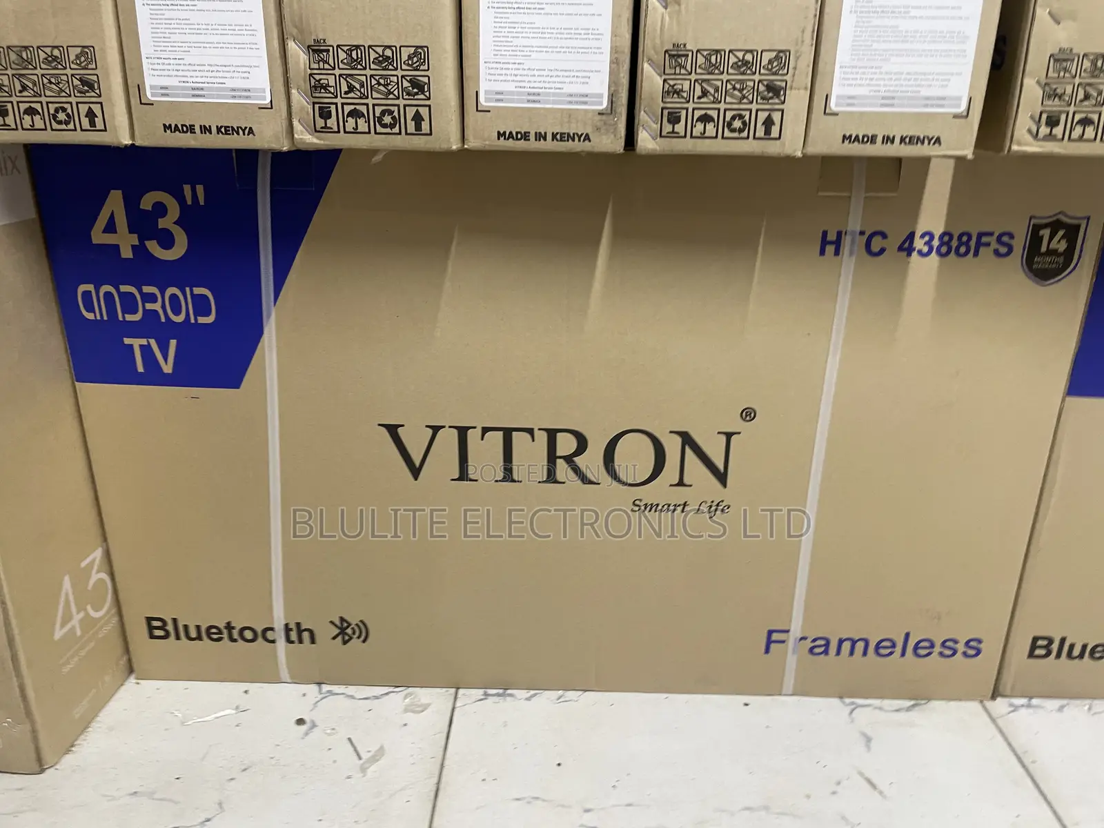 Vitron 43” Frameless Smartt Tv