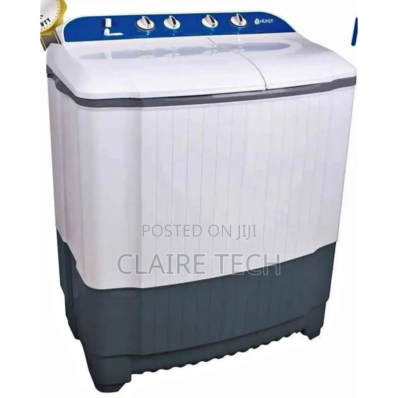 Nunix Semi-Automatic Top Load Washing Machine, 10kg