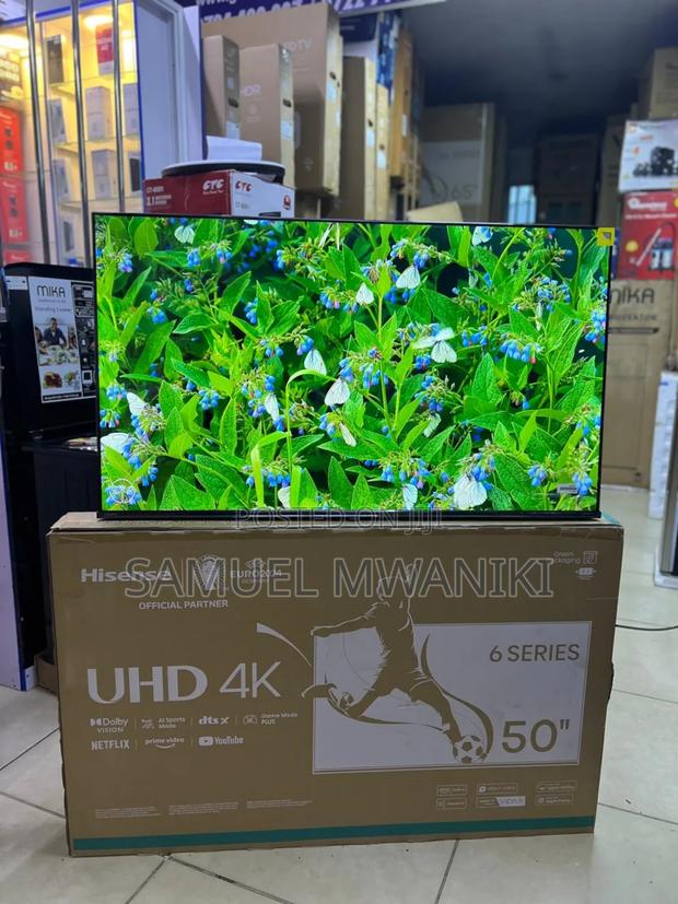 Hisense 50" Uhd Smart Tv Frameless Screen Design With Bluetooth 5.0 - thumbnail 2