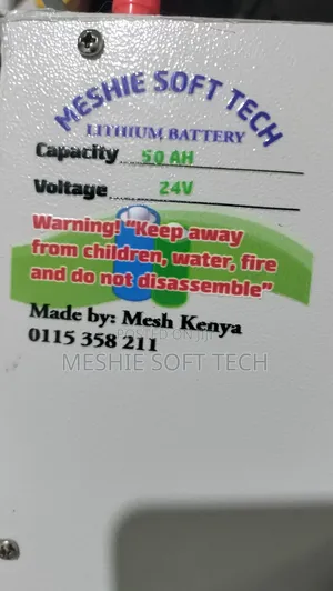 Lithium Solar Batery 24v 50ah