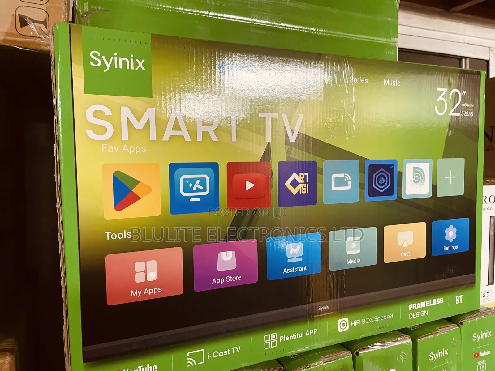 Synix 32” Frameless Smart Tv