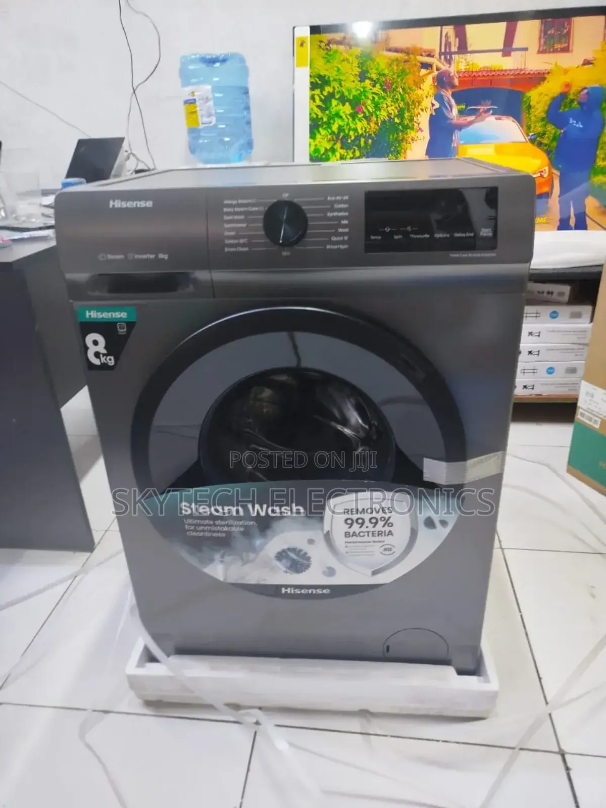 Hisense 8kgs Frontload Full Automatic