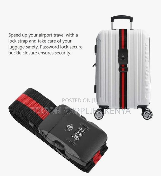 Suitcase Straps Luggage Straps 2m Combination Lock Travel Bag Strap