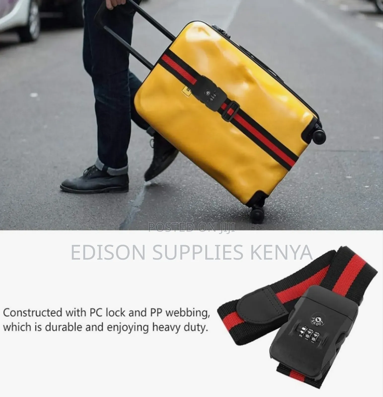 Suitcase Straps Luggage Straps 2m Combination Lock Travel Bag Strap