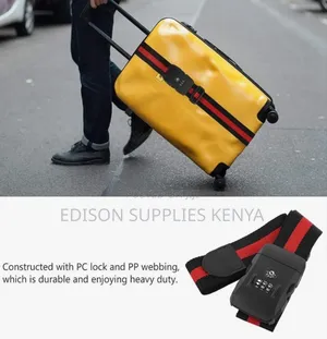 Suitcase Straps Luggage Straps 2m Combination Lock Travel Bag Strap