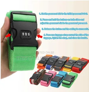 Suitcase Straps Luggage Straps 2m Combination Lock Travel Bag Strap