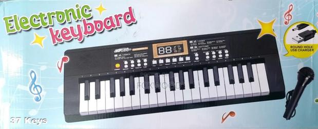 37 Key Electronic Keyboard With Microphone - main view