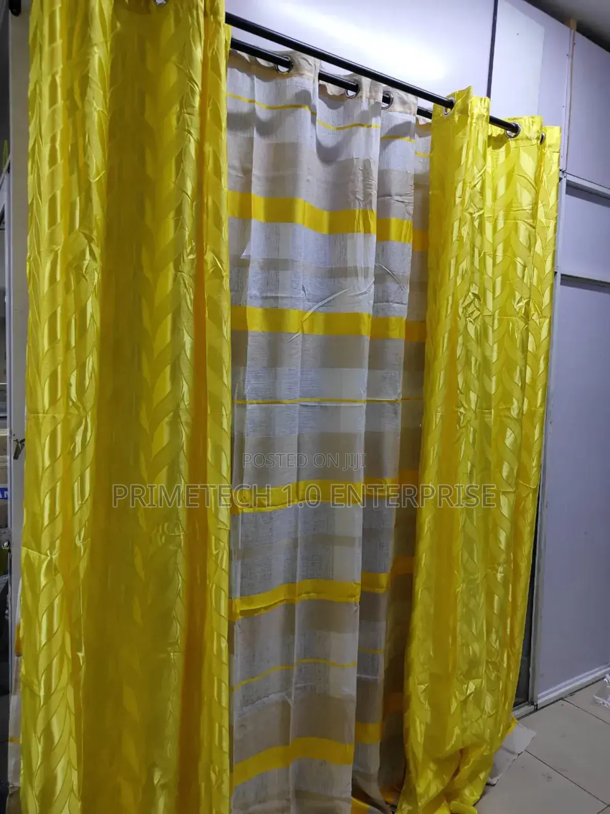 3pcs Curtains Set (1.5m , 1.5m , 3m Sheet)