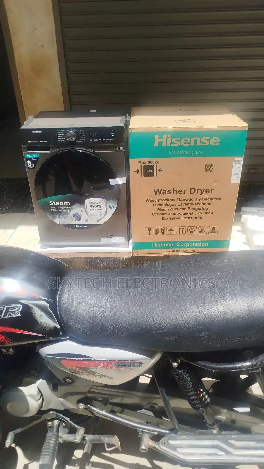 Hisense 8/5kgs Wash and Dry Washing Machine