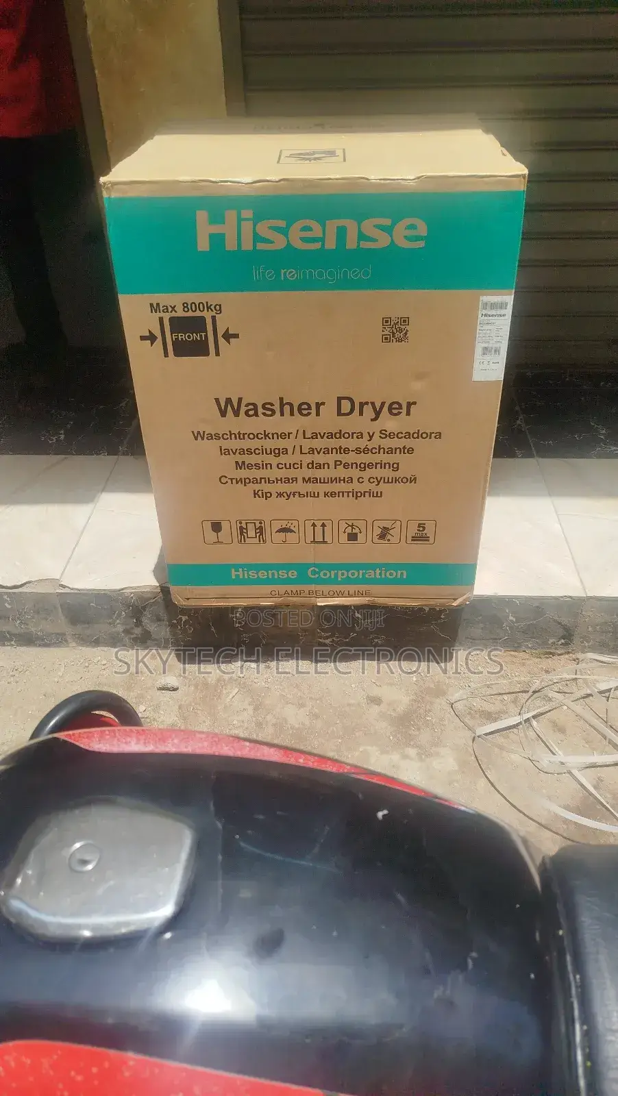 Hisense 8/5kgs Wash and Dry Washing Machine