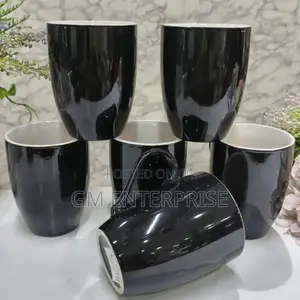 Black Ceramic Mugs