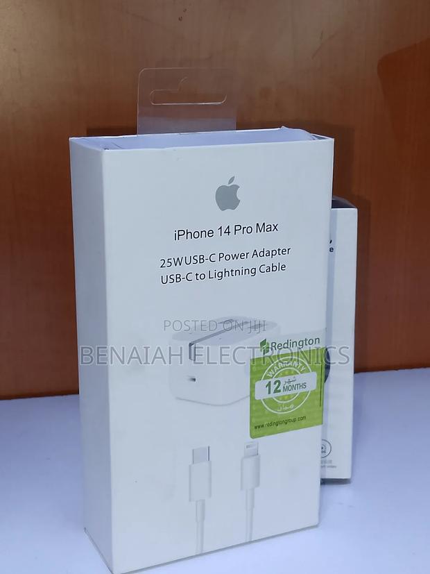iPhone 14 Pro Max Charger 25watts Usb to C Power Adapter (5a)