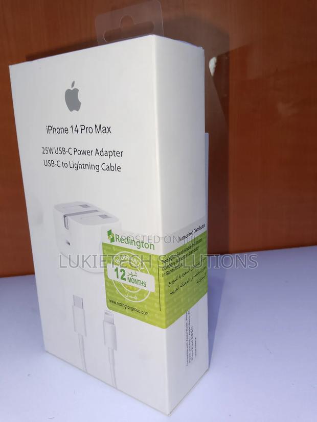 iPhone 14 Power Adapter Usb -C Lighting1 Meter Cable (5a)Fast Charger - main view