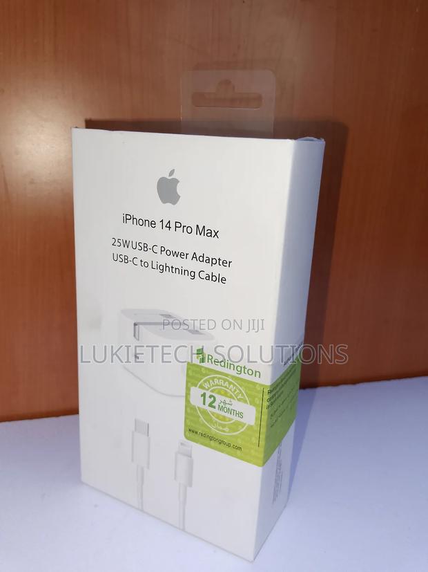 iPhone 14 Power Adapter Usb -C Lighting1 Meter Cable (5a)Fast Charger - thumbnail 2