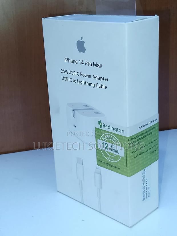 High Quality iPhone 14 Pro Max Charger With Lighting Cable 5a 1 Meter - thumbnail 2