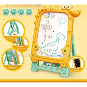 Kids Double-Sided Dinosaur Drawing Board