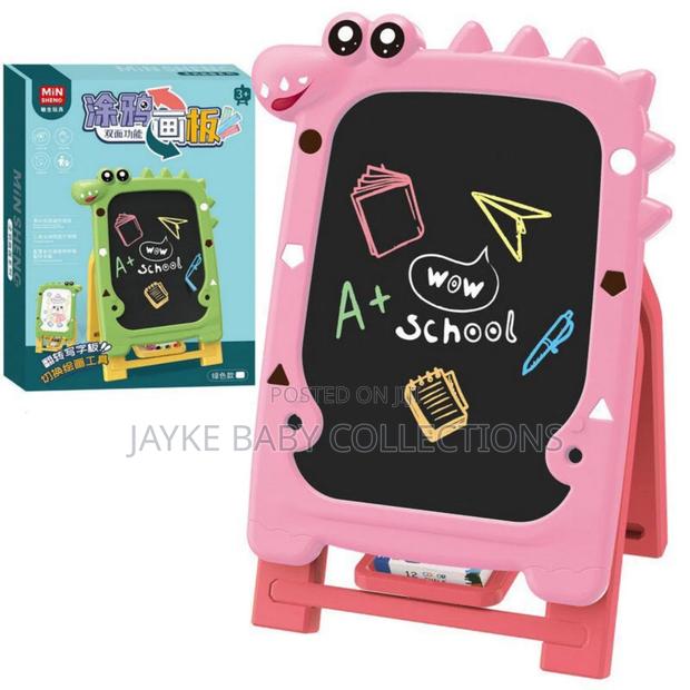  Kids Double-Sided Dinosaur Drawing Board - thumbnail 4