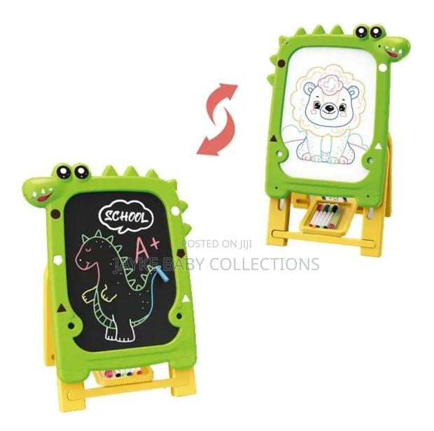  Kids Double-Sided Dinosaur Drawing Board - main view