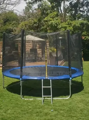 Trampoline With Safety Net Ladder – Kids Adults