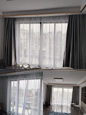 White Sheers for Living Room Daytime Privacy Curtains
