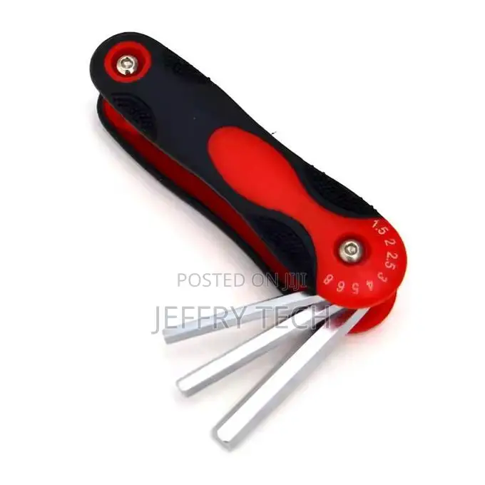 Compact Folding Torx Allen Key Set 8 PCS T9 to T40, Industrial Wrench