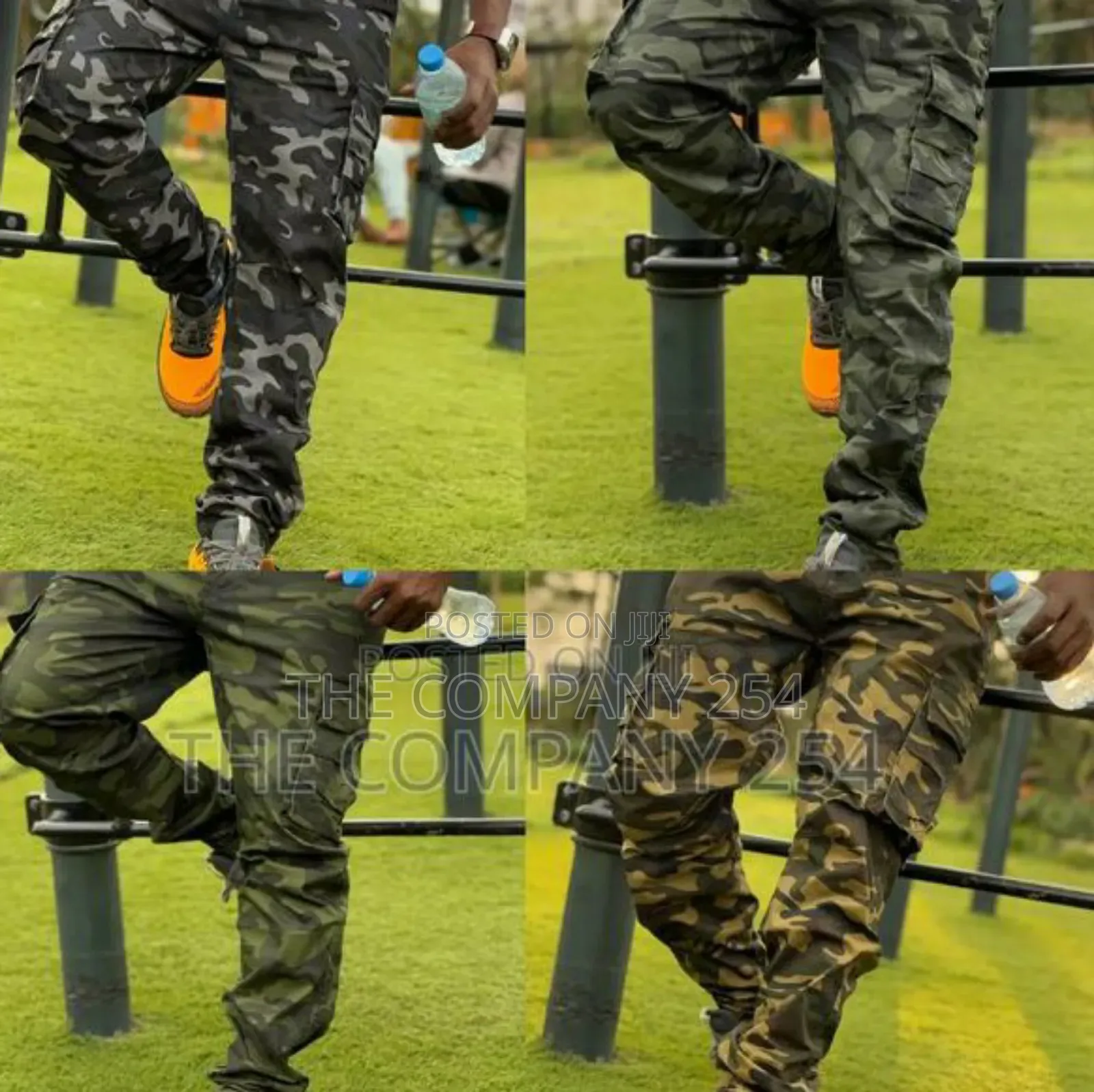 Quality Cargo Side Pocketed Camoflage Combat Trouser