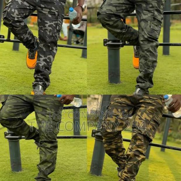 Quality Cargo Side Pocketed Camoflage Combat Trouser - thumbnail 3