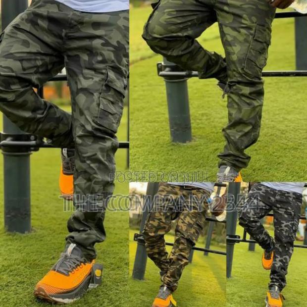 Quality Cargo Side Pocketed Camoflage Combat Trouser - thumbnail 4