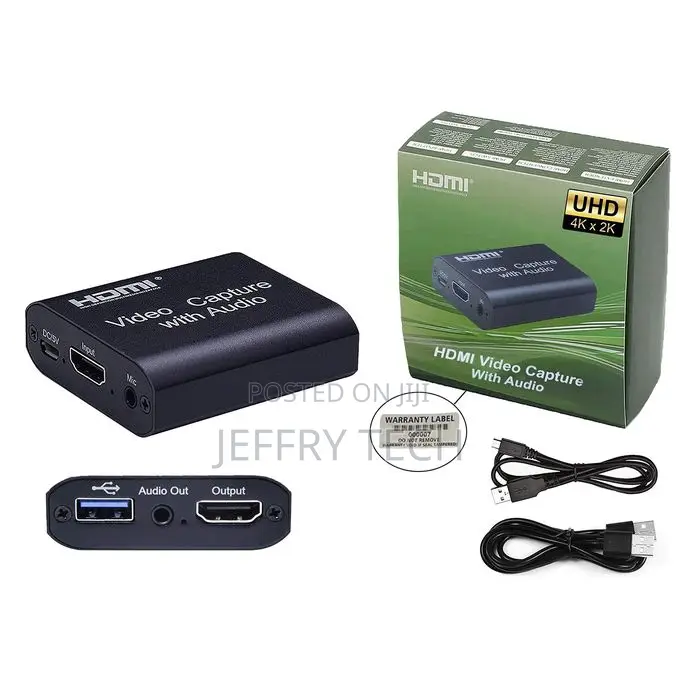  Live Streaming Hdmi Video Capture With Mic Input and Stereo Audio O