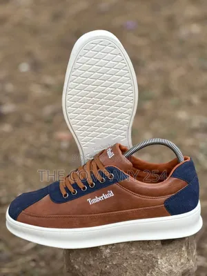 Quality Leather Casual White Rubber Sole Timberpand Shoes