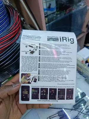 Amplitube Irig Guitar Interface Adapter for iPhone iPad iPod-new