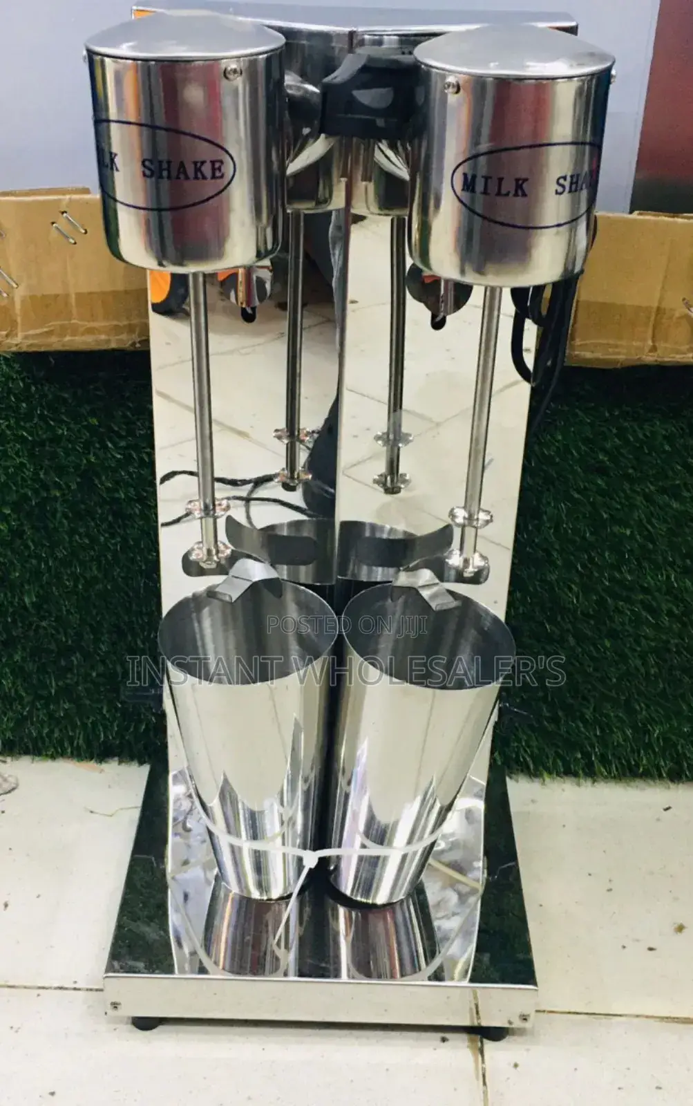 Double Barrel Milk Shaker Machine