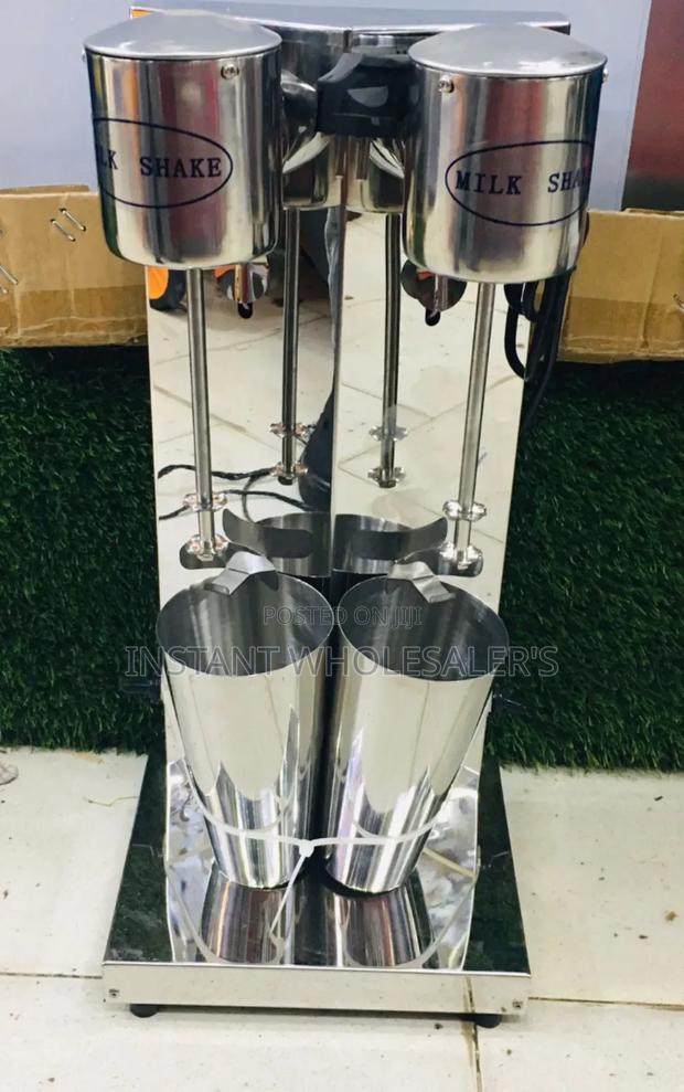Double Barrel Milk Shaker Machine