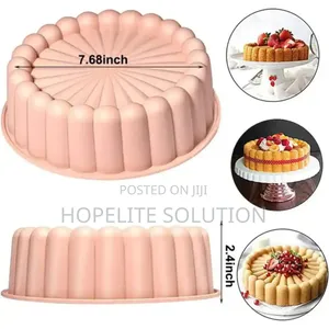 Round Silicon Baking Tin