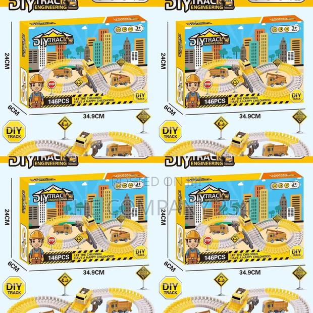 Construction Race Tracks for Kids Boys Girls
