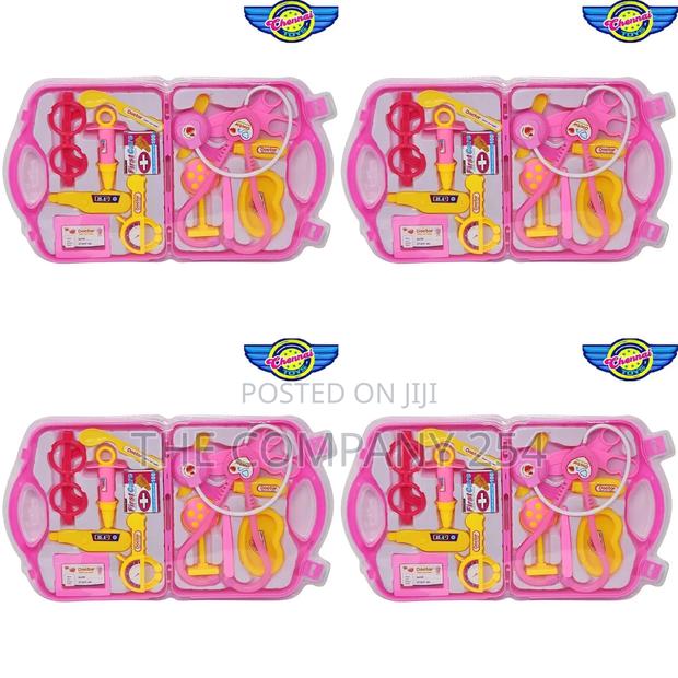 Doctor Plastic Playset Foldable Suitcase,Medical Accessories Toy Set