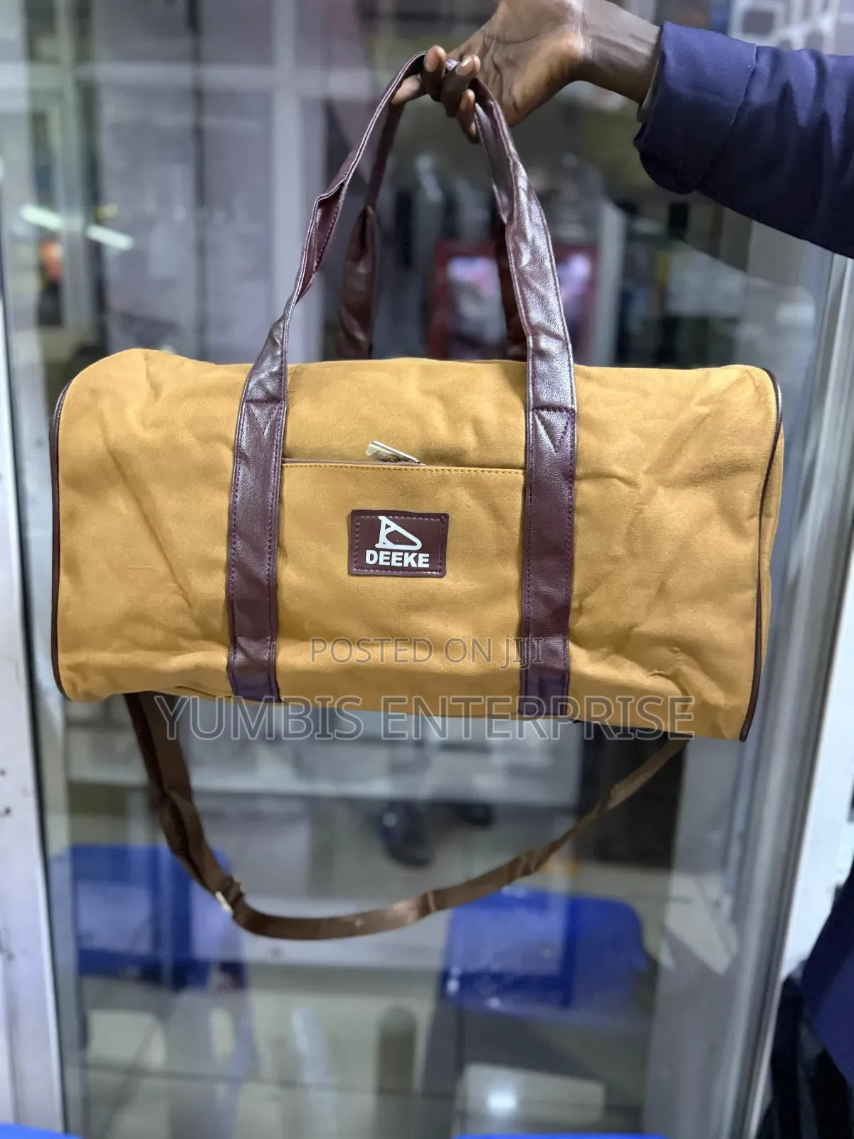 Trendy Canvas Medium Size Travel Bag