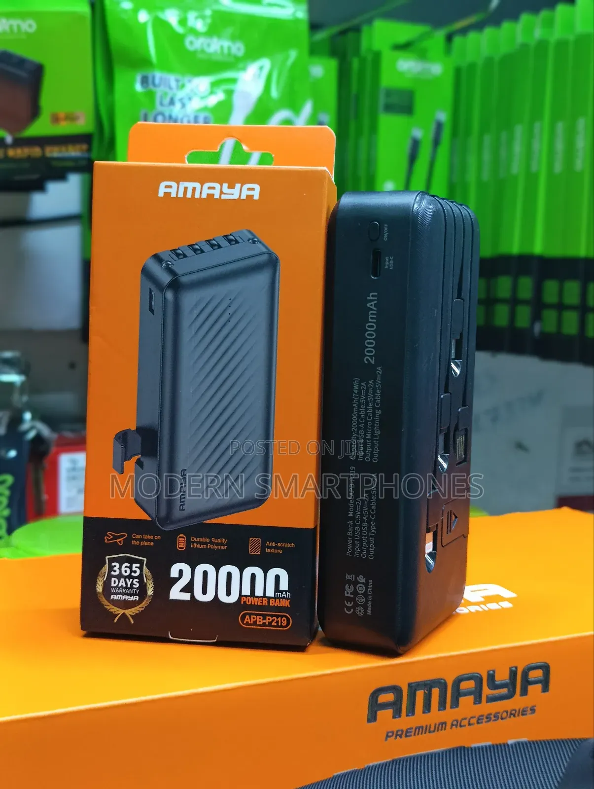 Offer! 20000 Mah Amaya P219 Portable Powerbank