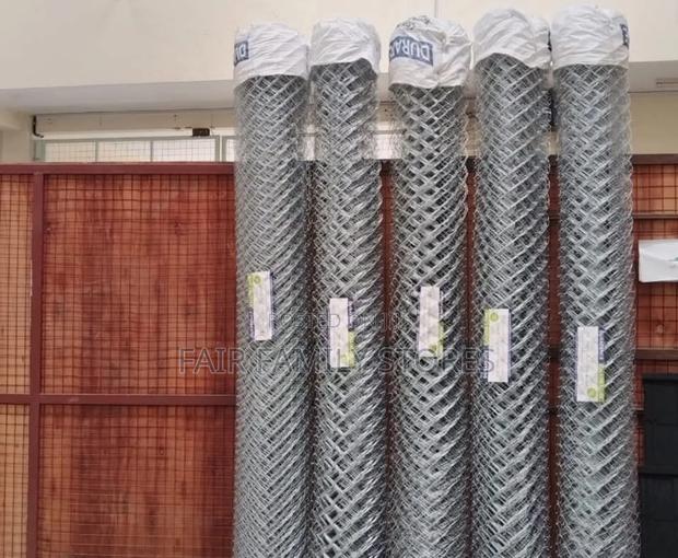 6ft Galvanized Chain Link Fence - thumbnail 2