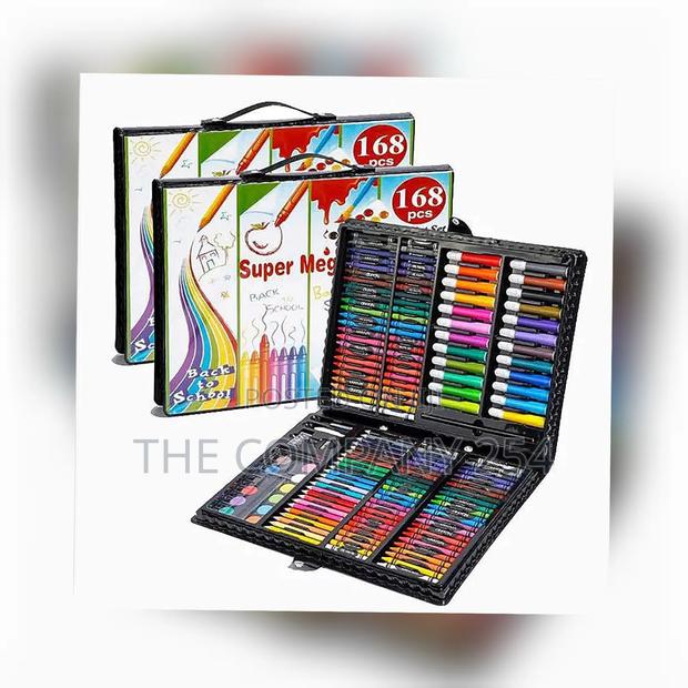168 PCS Artset for Kid Entertainment Colouring Practice