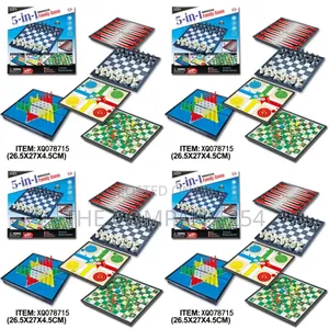 5 in 1 Family Board Game,Cheese,Ludo at 1999