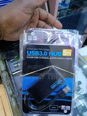 Usb 3.0 Hub 4 Ports, Dc 5v Voltage, 5gbps Maximum Speed, Plug and Pla