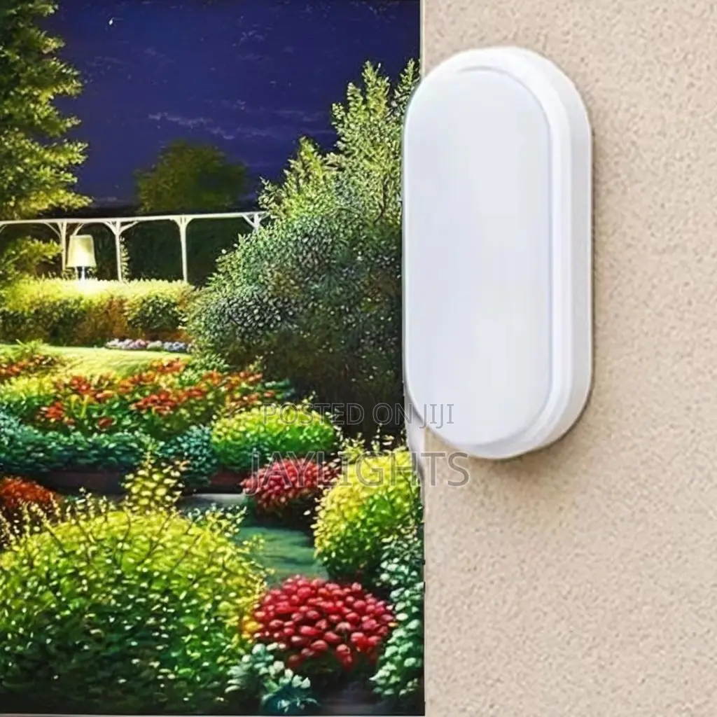 Outdoor Led Wall Lamp Oval Bulkhead Light for Garden Yard