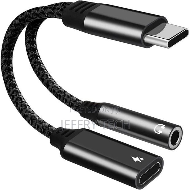 Type -C Audio Adapter to 3.5mm Plus Type C Pd