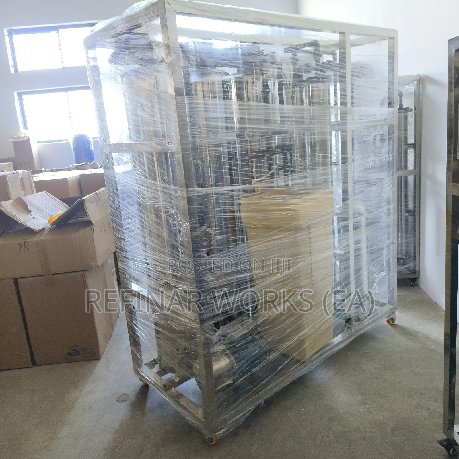 Compact Stainless Steel Water Purifier – 1000lph Commercial Plant