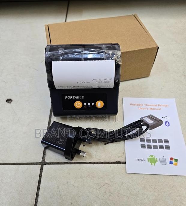 80mm Mini Portable Bluetooth Thermal Receipt Printer - main view
