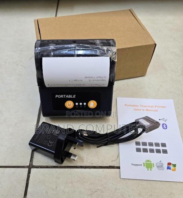 80mm P80c Mini Portable Bluetooth Thermal Receipt Printer - main view