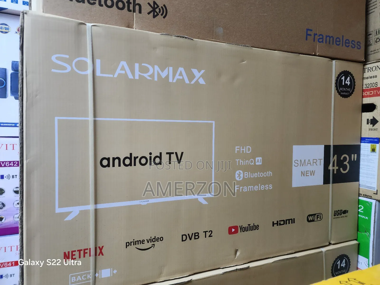 Solarmax 43-Inch Frameless Android Smart Tv